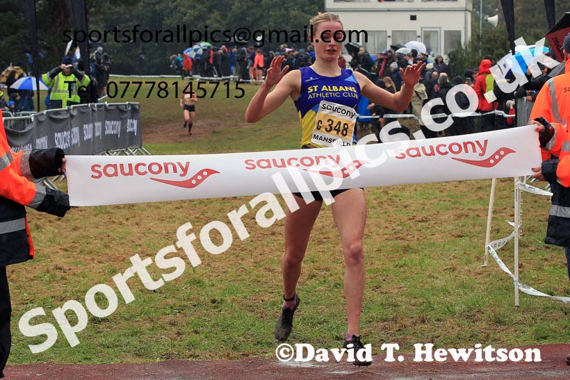 Womens Under-17s 2023 National Cross Country Relays, Berry Hill Park, Mansfield.  Photo: David T. Hewitson/Sports for All Pics